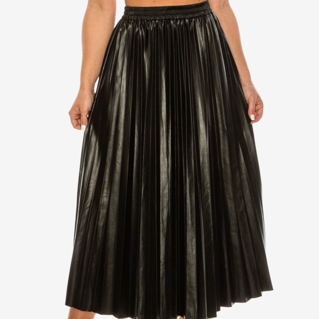 MAKE IT HAPPEN | PLEATED SKIRT