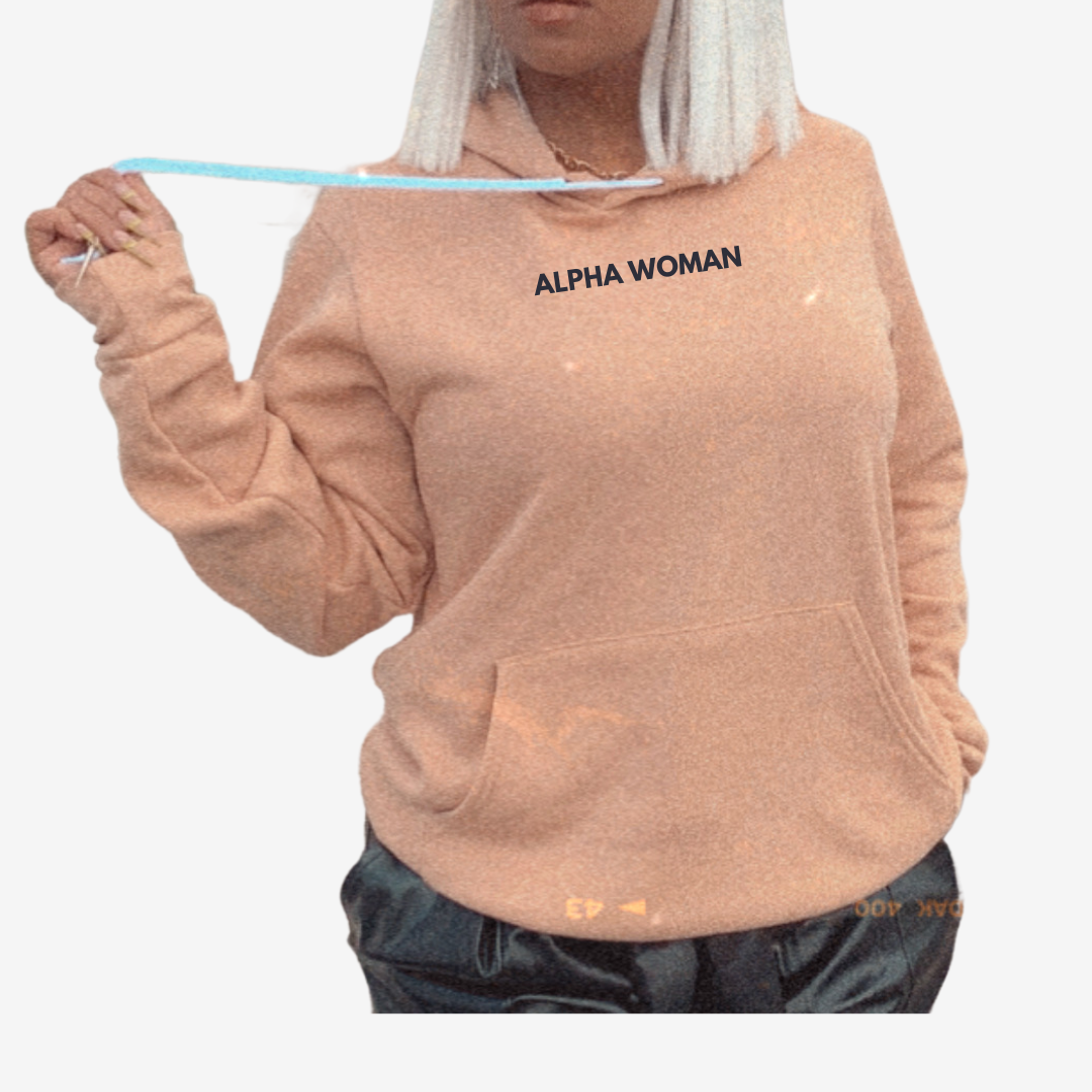 “ALPHA WOMAN” FLEECE SWEATSHIRT