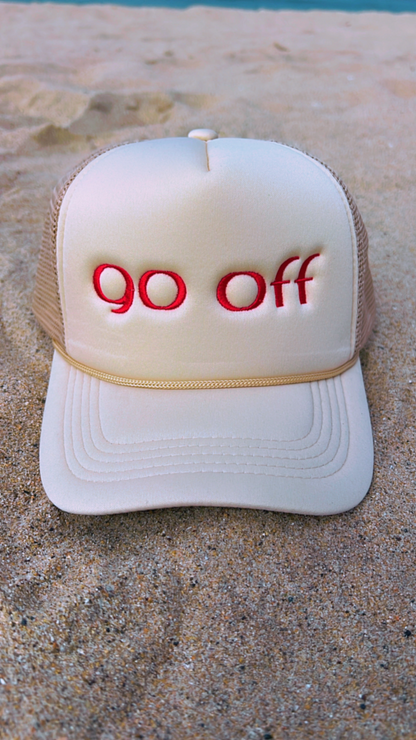 GO OFF LOGO TRUCKER HAT