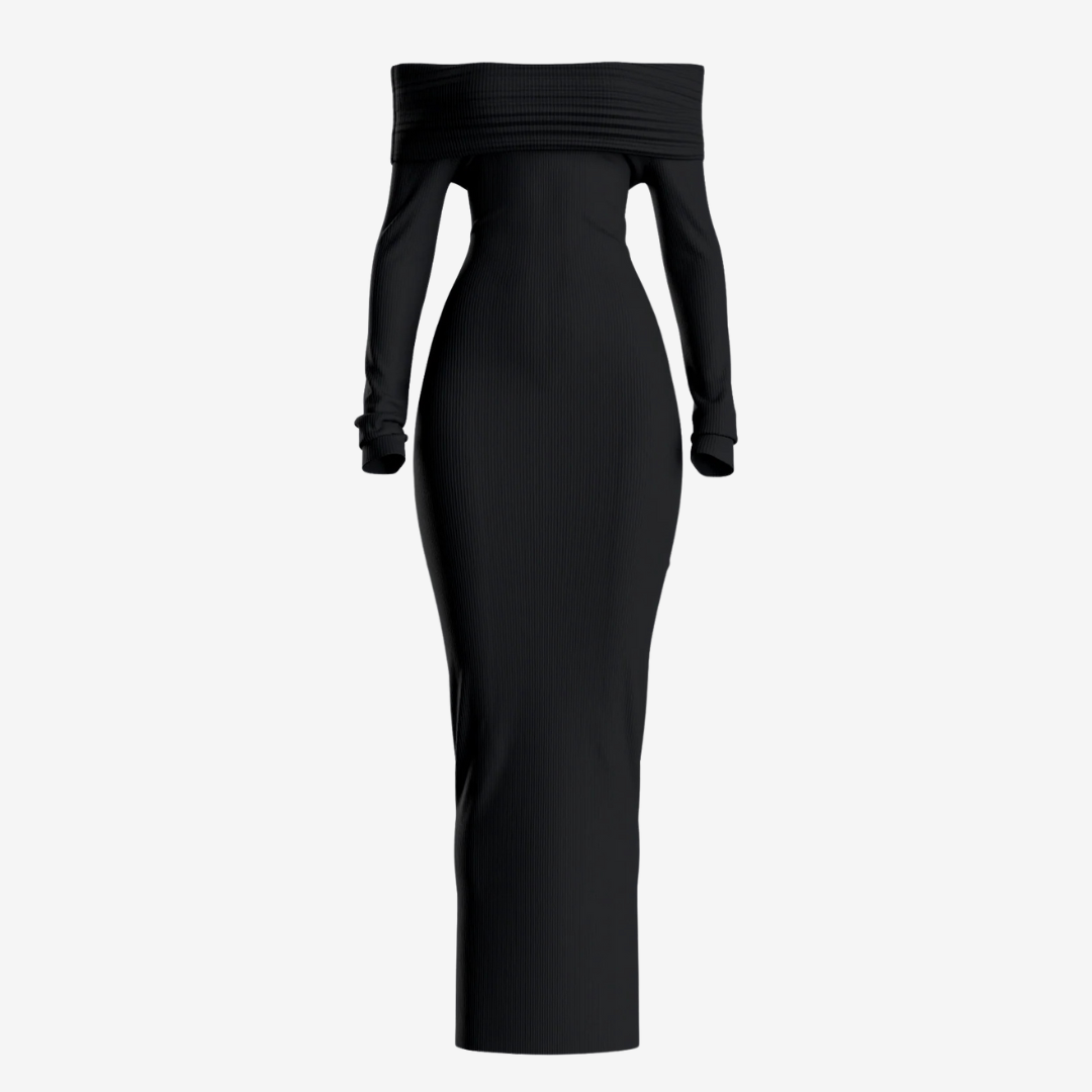 Classy Off Shoulder Maxi Dress