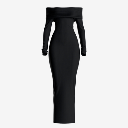 Classy Off Shoulder Maxi Dress