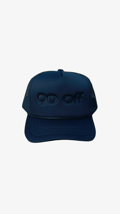 GO OFF LOGO TRUCKER HAT