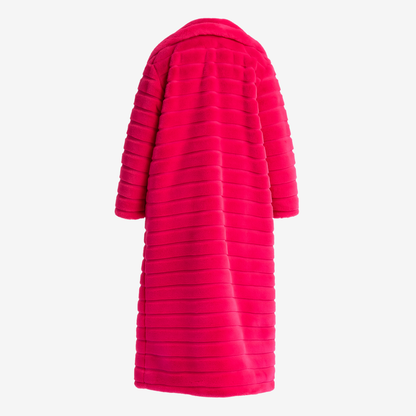 Velvet Luxe Faux Fur Trench