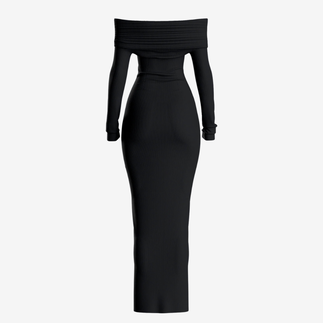 Classy Off Shoulder Maxi Dress
