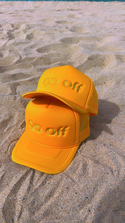 GO OFF LOGO TRUCKER HAT