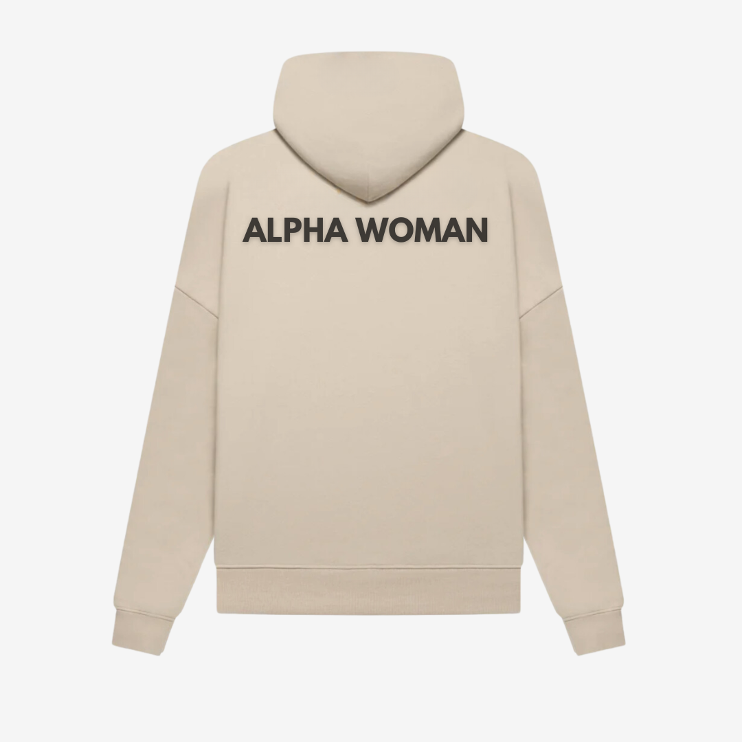 “ALPHA WOMAN” FLEECE SWEATSHIRT