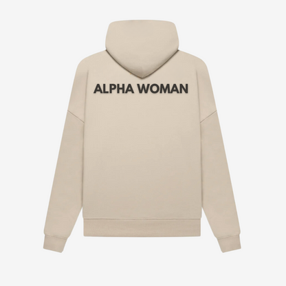 “ALPHA WOMAN” FLEECE SWEATSHIRT