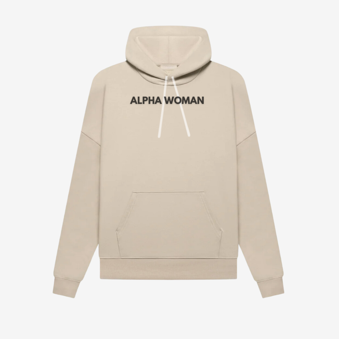 “ALPHA WOMAN” FLEECE SWEATSHIRT