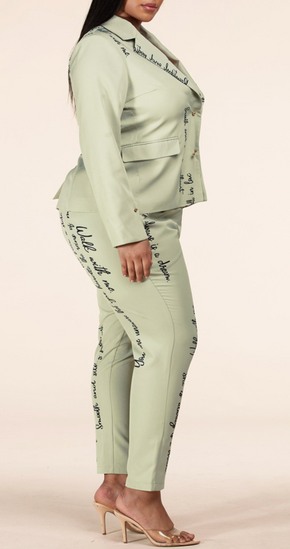 POWER SUIT FOR THE POWER WOMAN